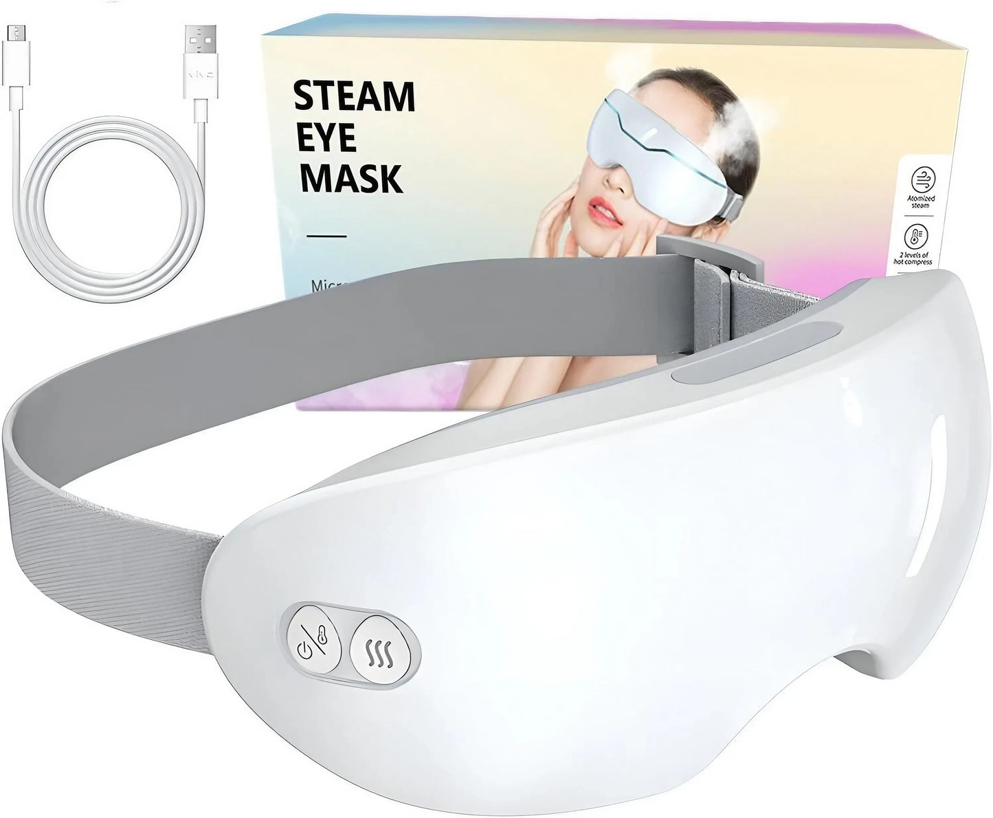 EyeRelief™ - Steam Therapy for Dry Eyes, Puffiness, Dark Circles, Eye Fatigue