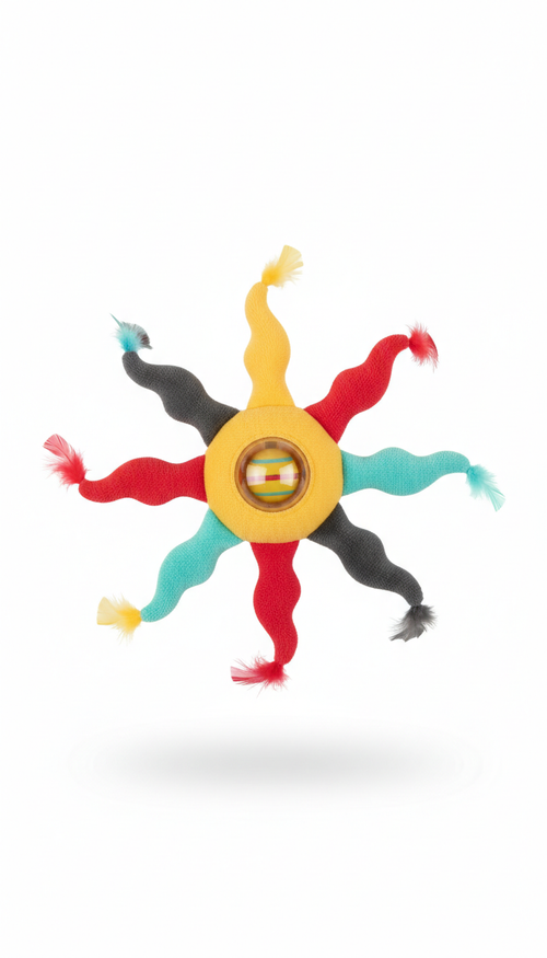 Interactive Cat Toy with Sunbeam Design