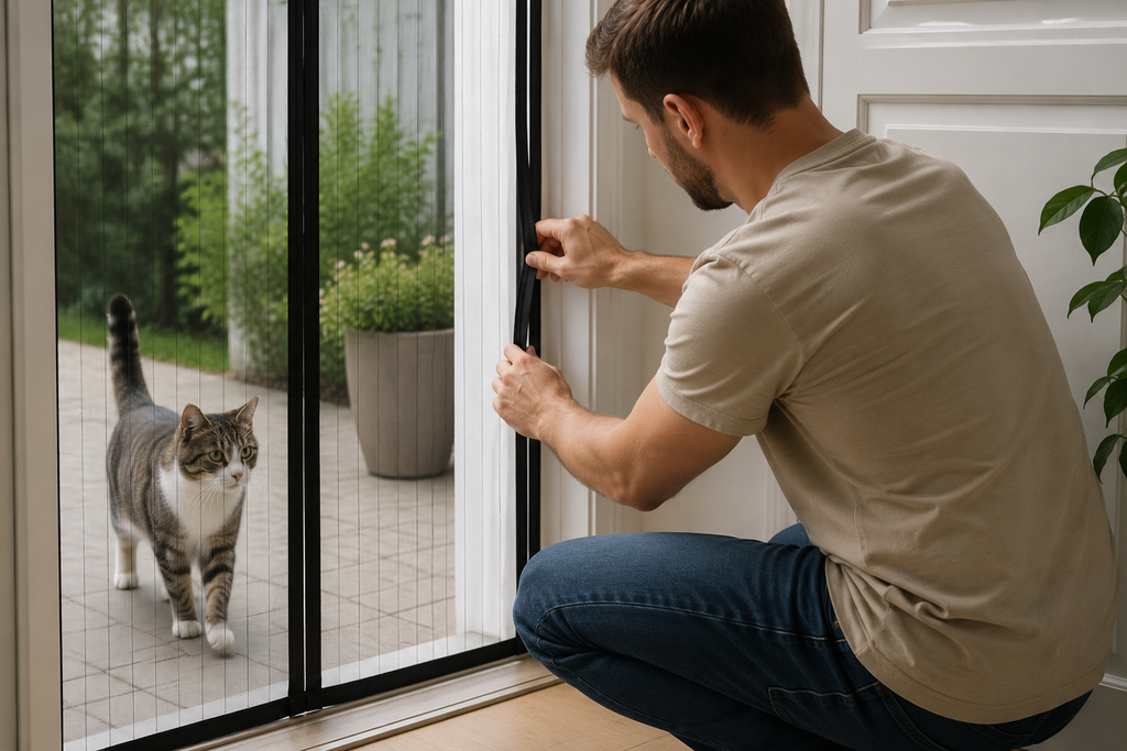 Magnetic Door Screen - Anti-Mosquito, Fly & Insect Net