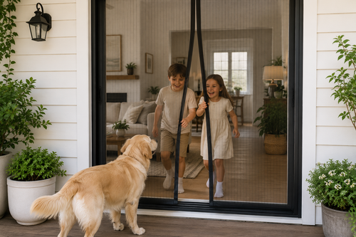 Magnetic Door Screen - Anti-Mosquito, Fly & Insect Net