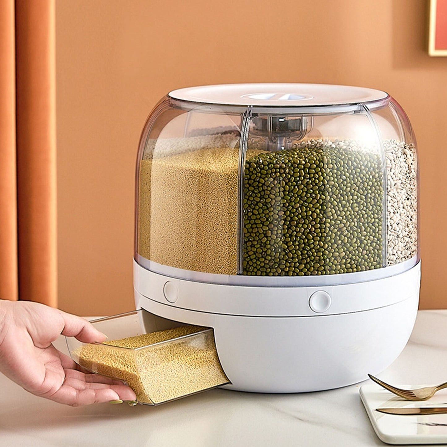 360-Degree Rotating Cereal Dispenser