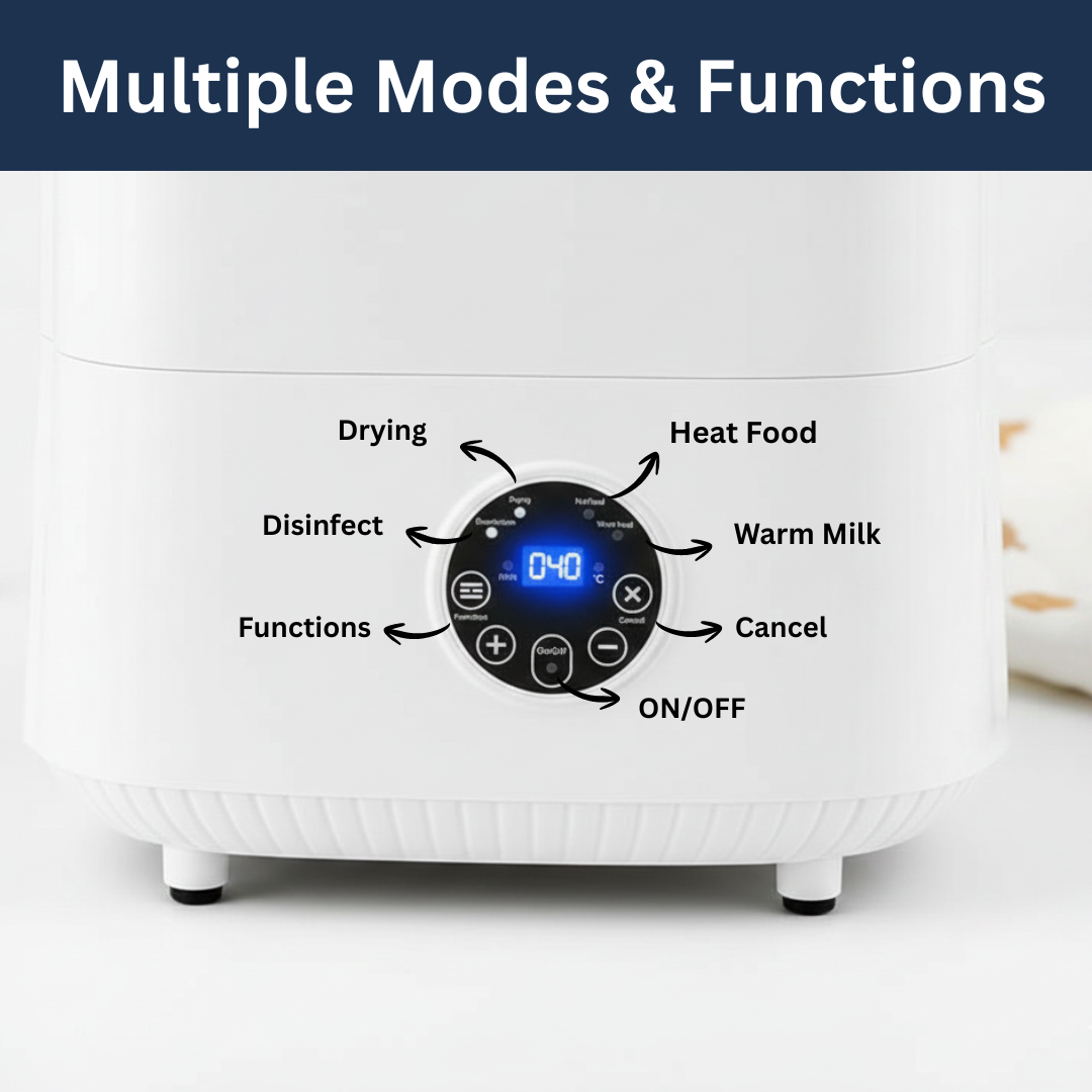 SteamGuard Pro -Complete 5-in-1 Bottle Steriliser & Dryer