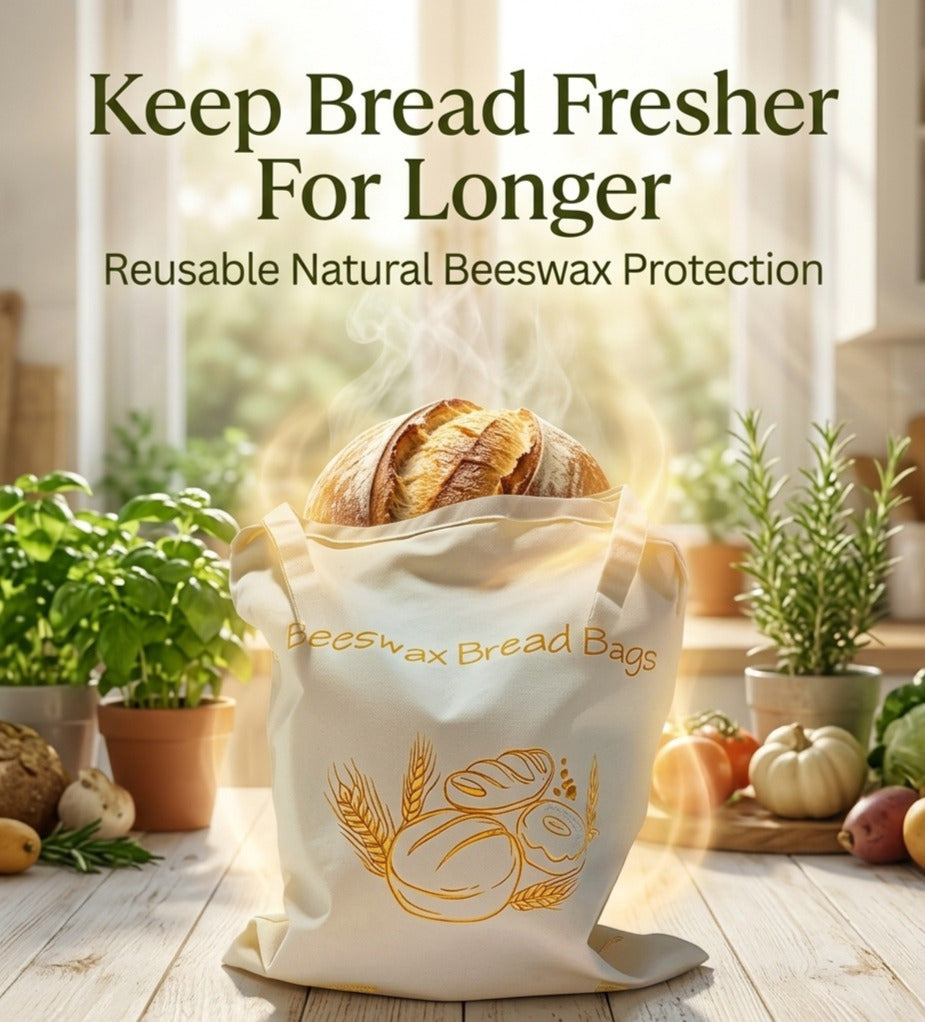 LoafKeeper - Reusable Cotton-Beeswax Bread Bag