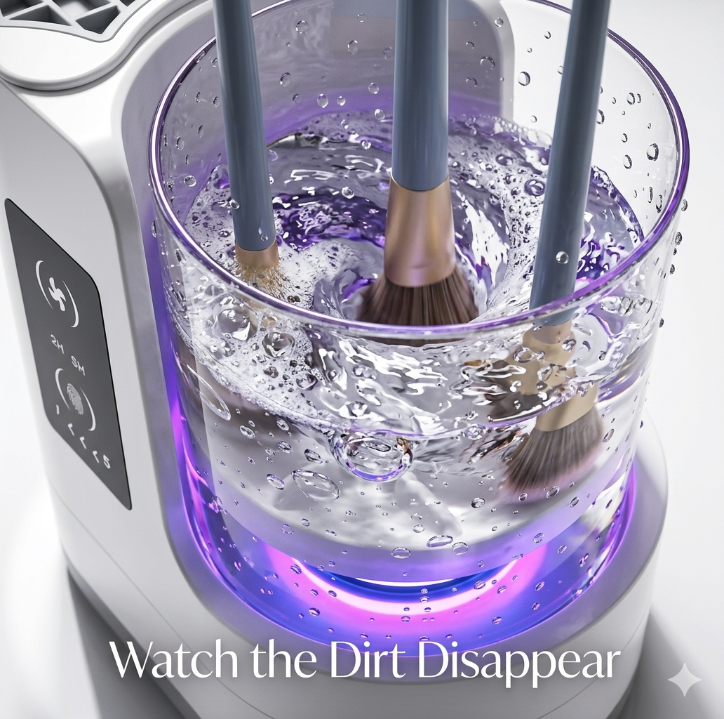 RadianceWash™ Brush Cleaning System