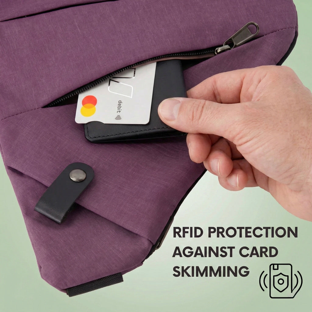 SecureLite Anti-Theft Crossbody Bag