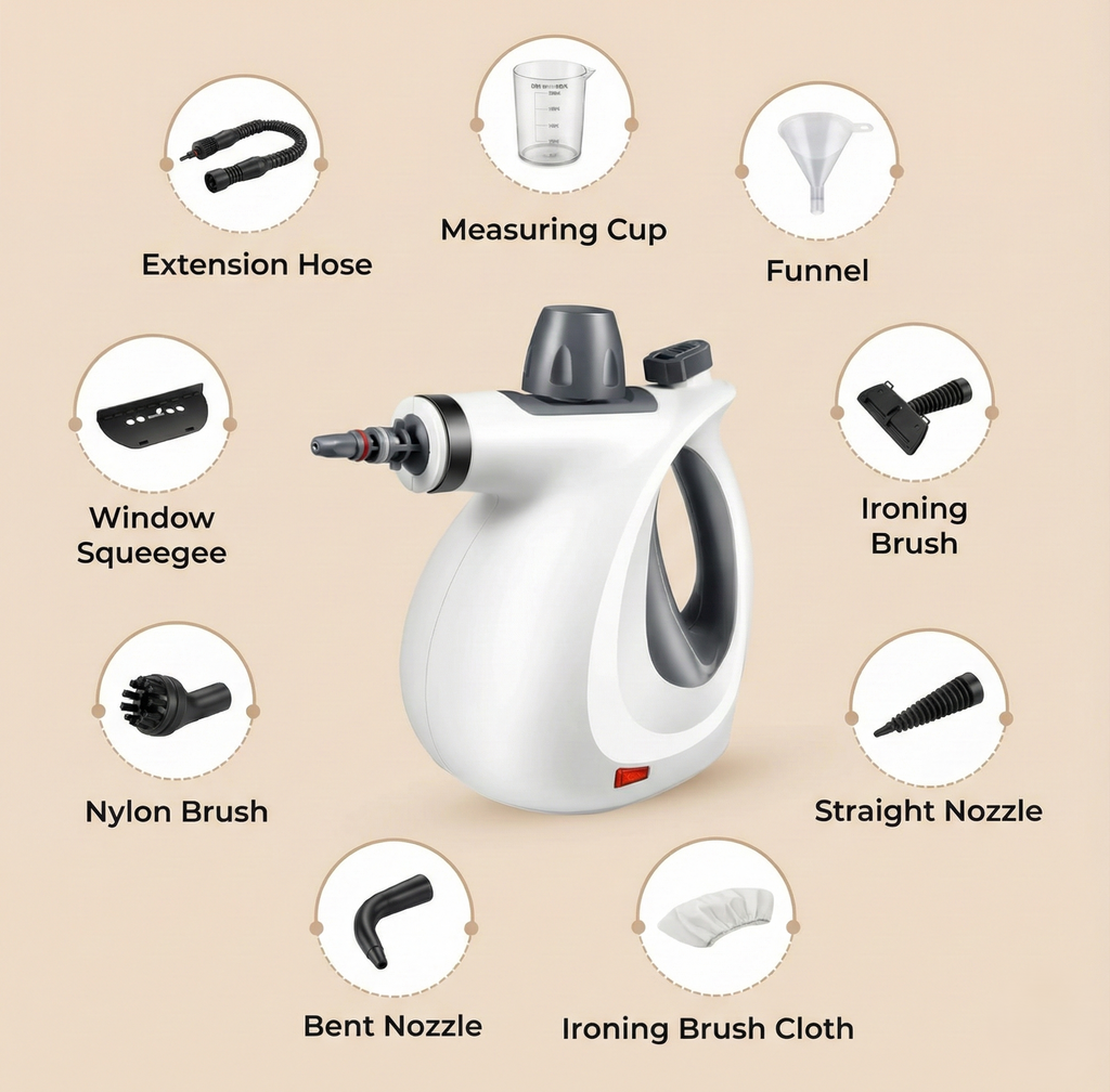 SteamRush Pro - Handheld Steam Cleaner