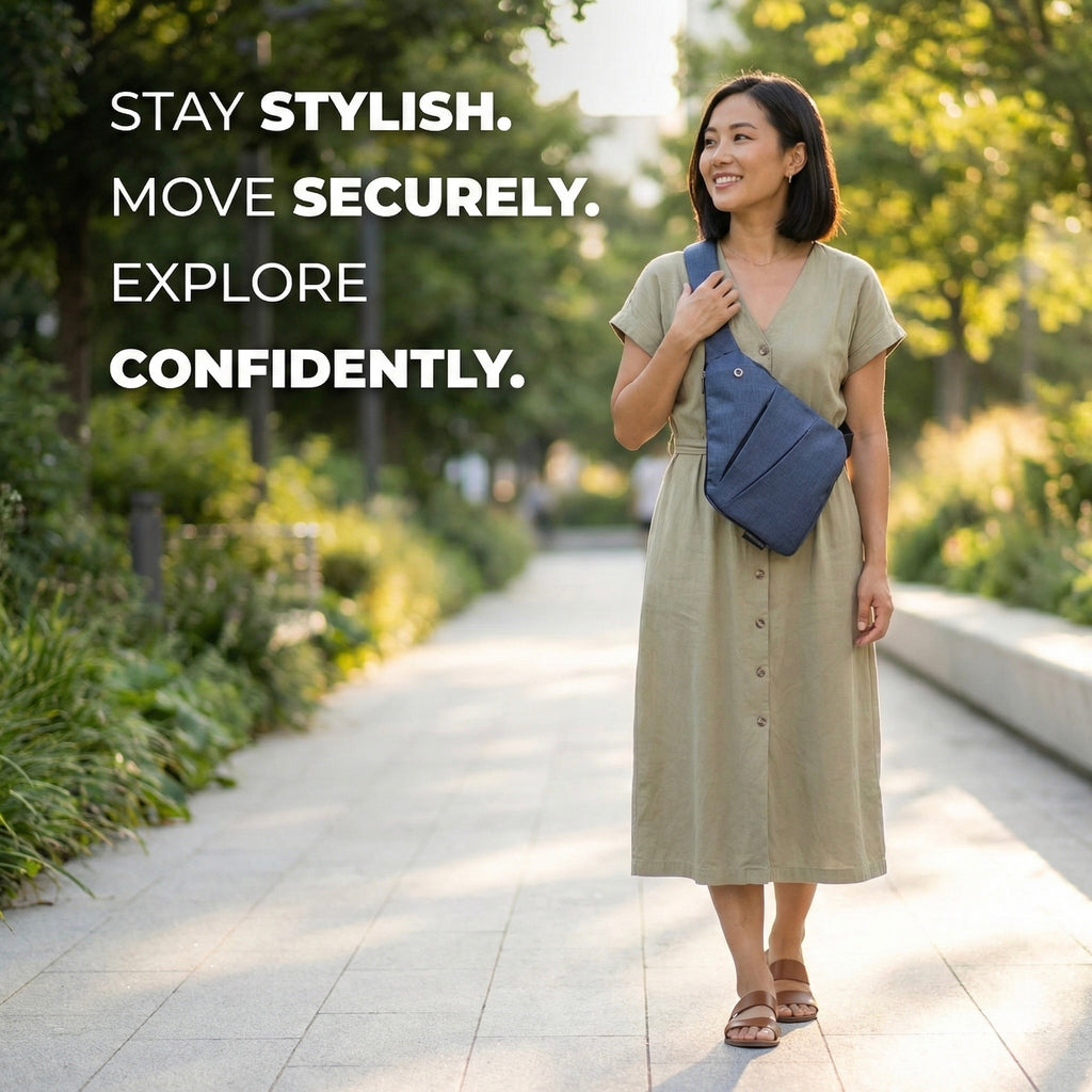 SecureLite Anti-Theft Crossbody Bag