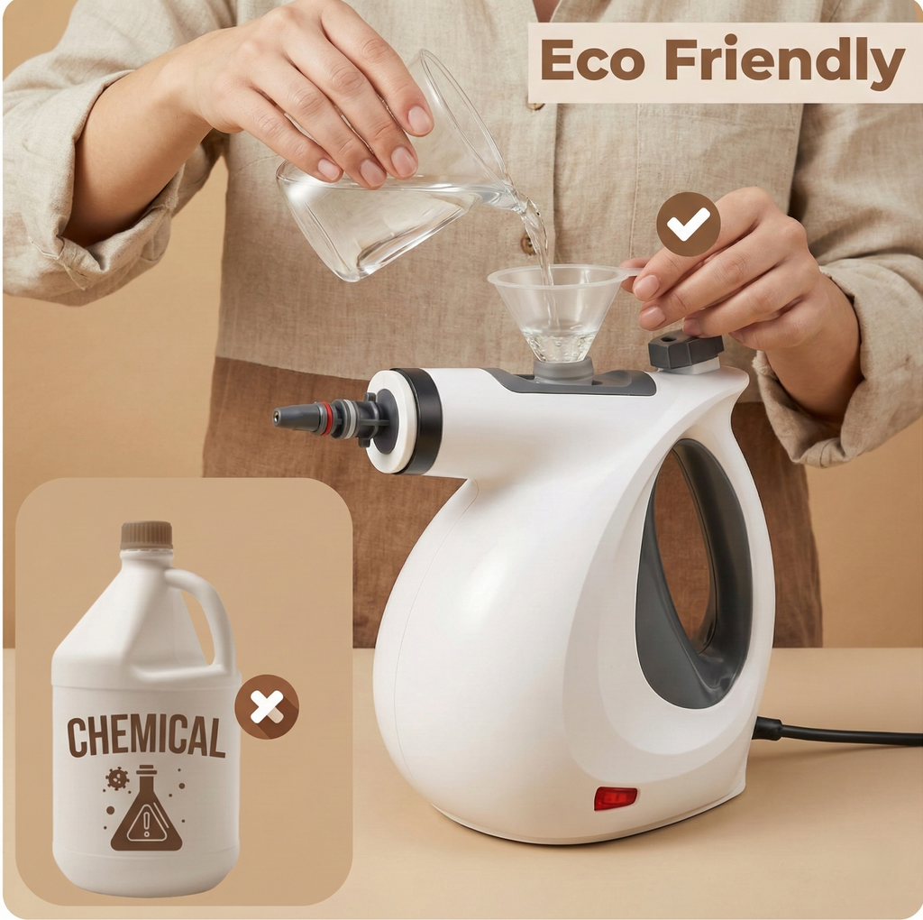 SteamRush Pro - Handheld Steam Cleaner