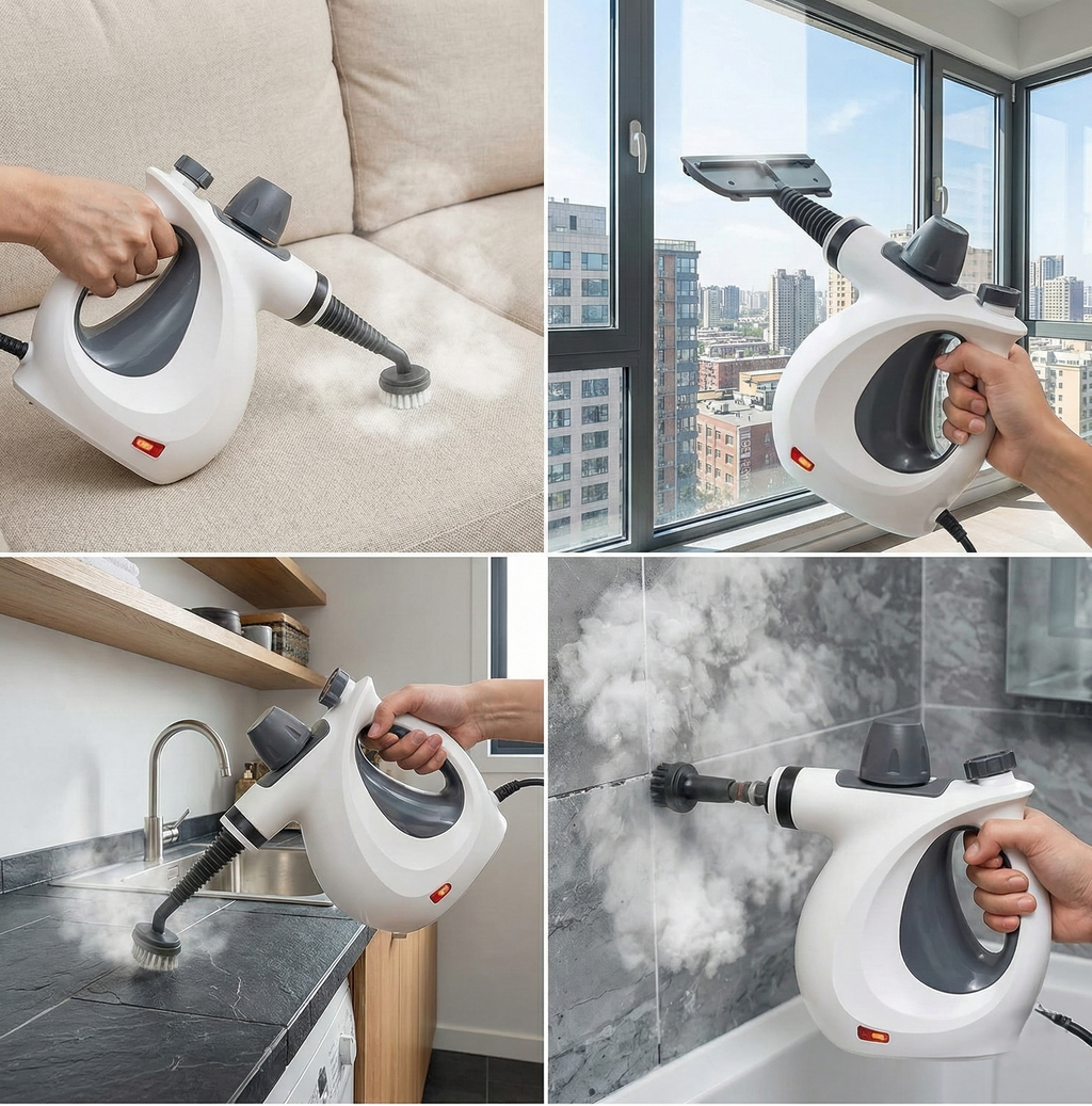 SteamRush Pro - Handheld Steam Cleaner
