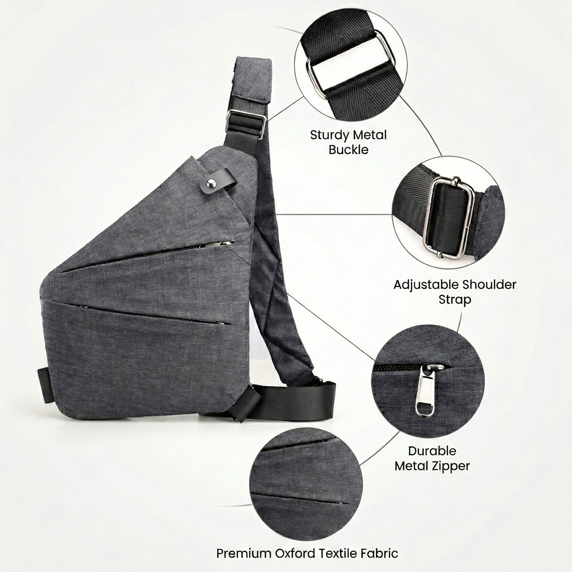 SecureLite Anti-Theft Crossbody Bag
