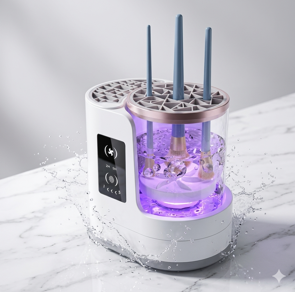 RadianceWash™ Brush Cleaning System