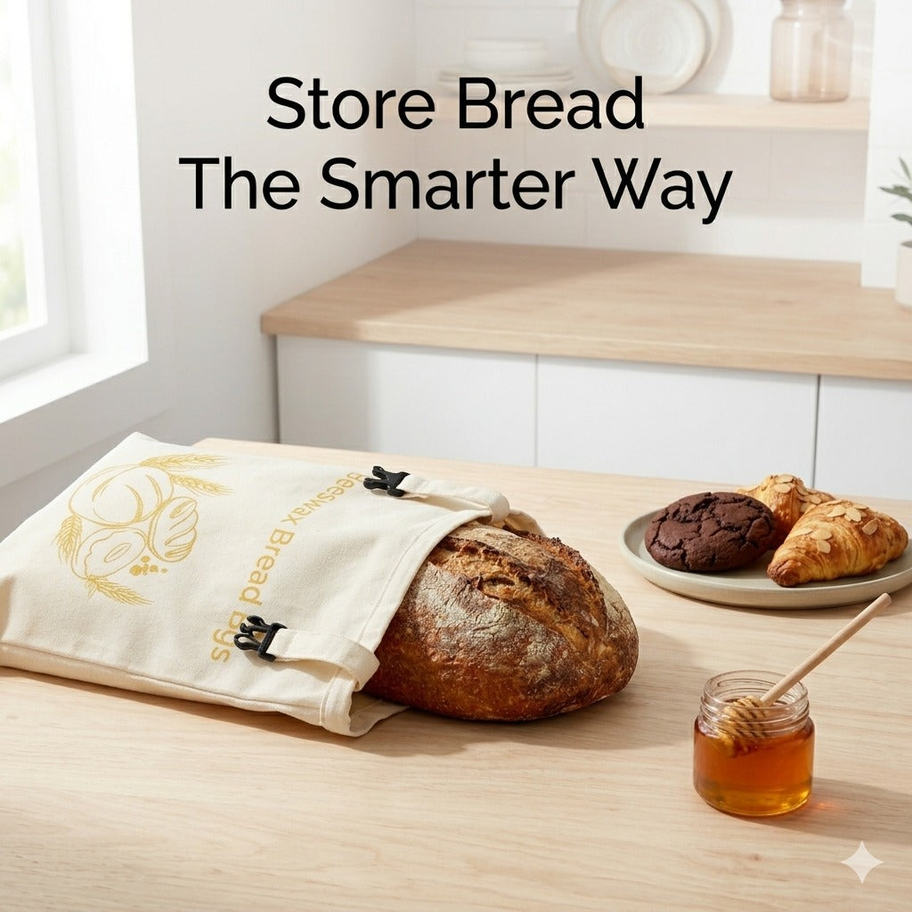LoafKeeper - Reusable Cotton-Beeswax Bread Bag