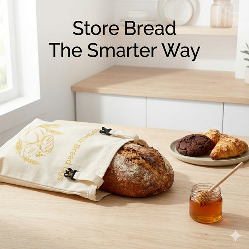 LoafKeeper - Reusable Cotton-Beeswax Bread Bag