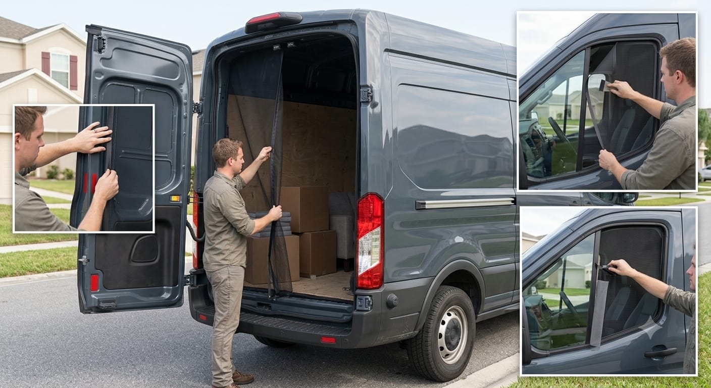 Magnetic Door Screen - Anti-Mosquito, Fly & Insect Net