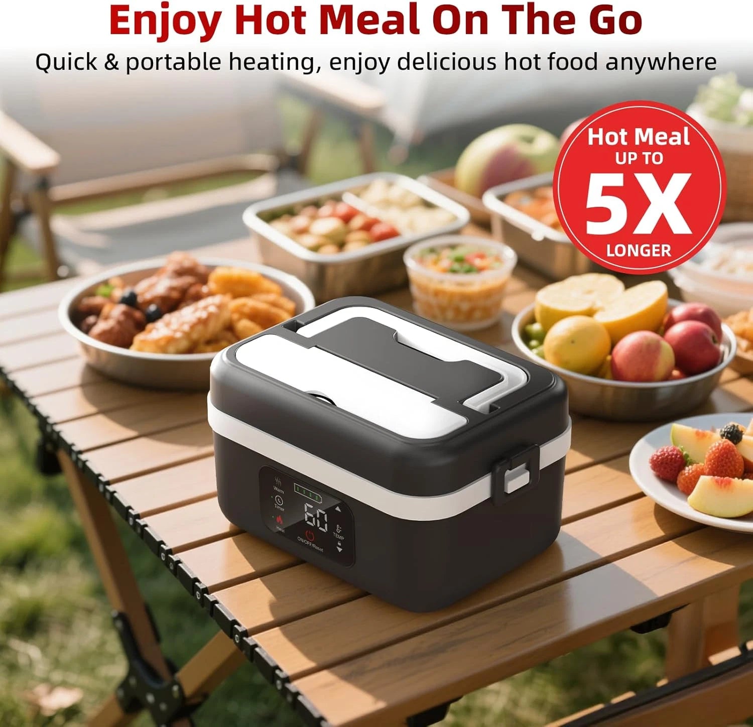 HeatNest™ - Portable Heating Lunch Box