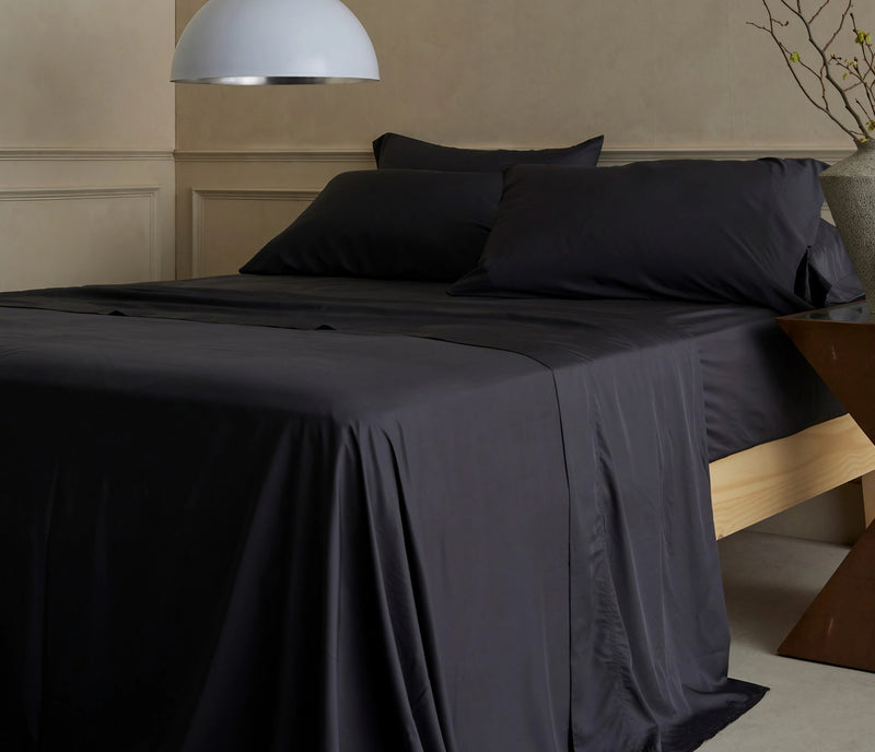 Bamboo Cooling Bed Sheet Set (Flat + Fitted + Pillowcases)