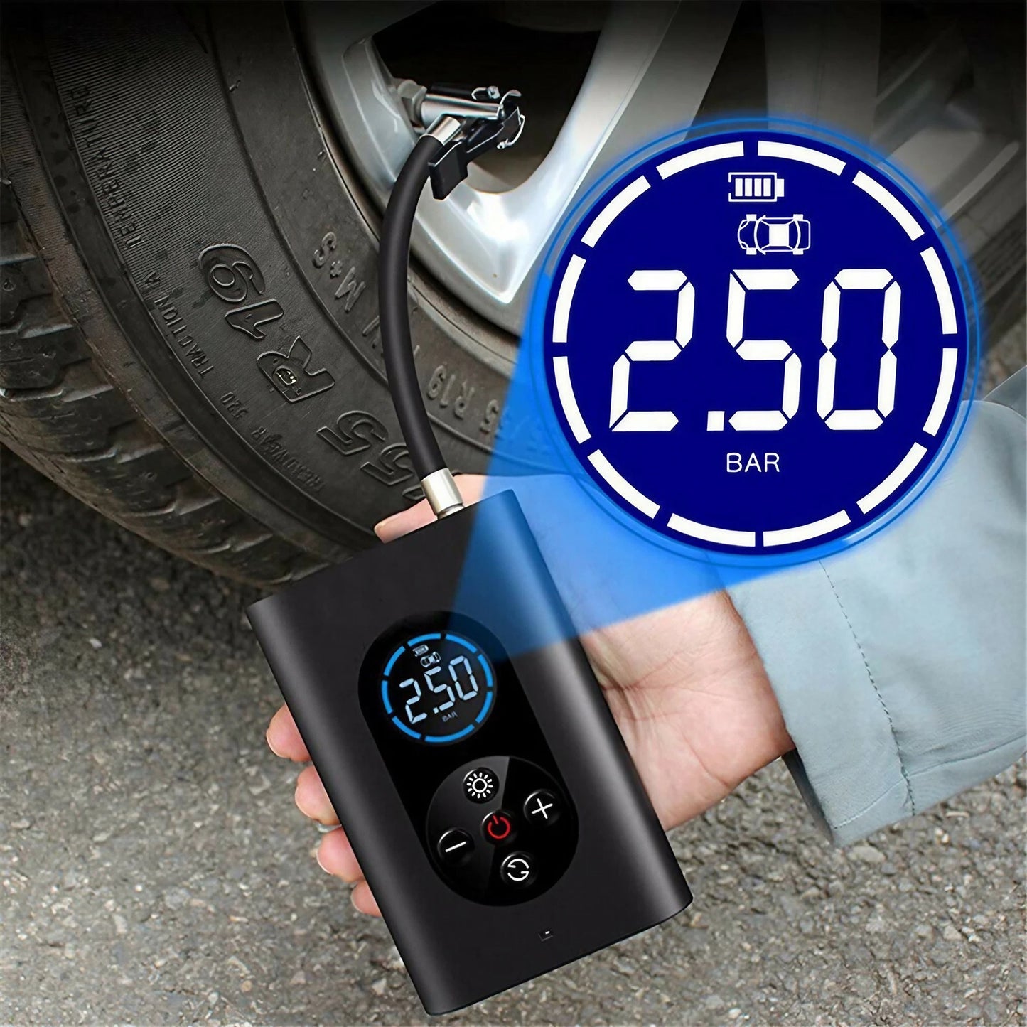 Portable Electric Tyre Inflator